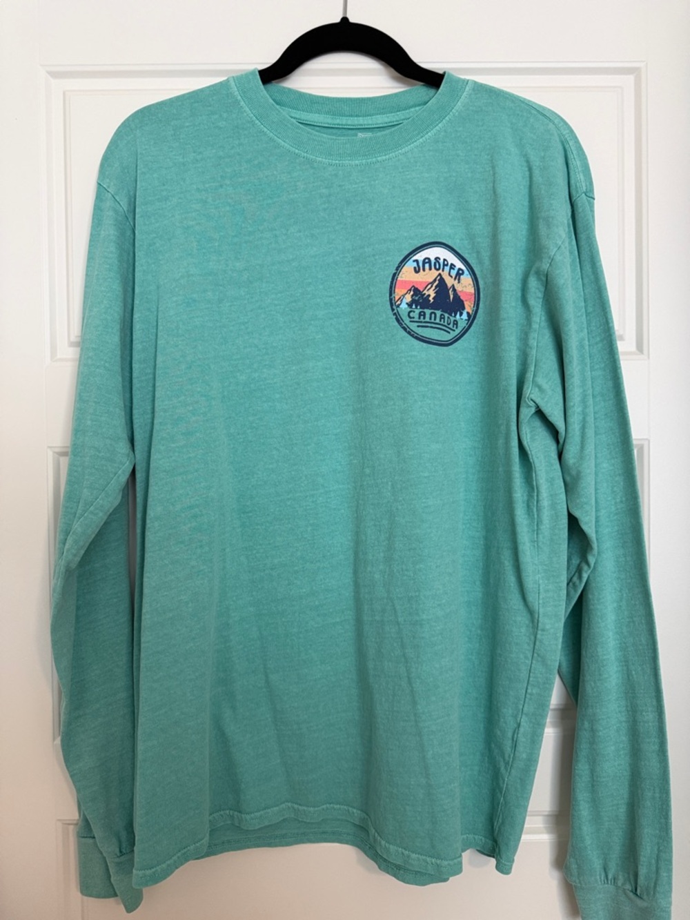 Gentle Threads Teal Graphic Tee with Jasper Canada Logo